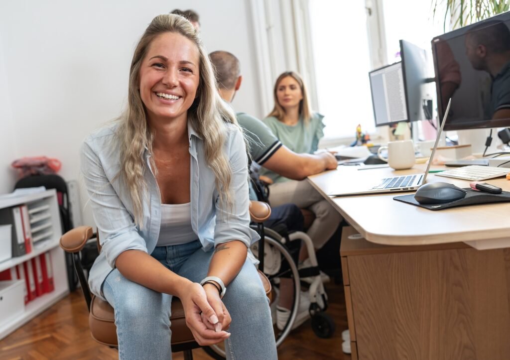 Small independent journalist office